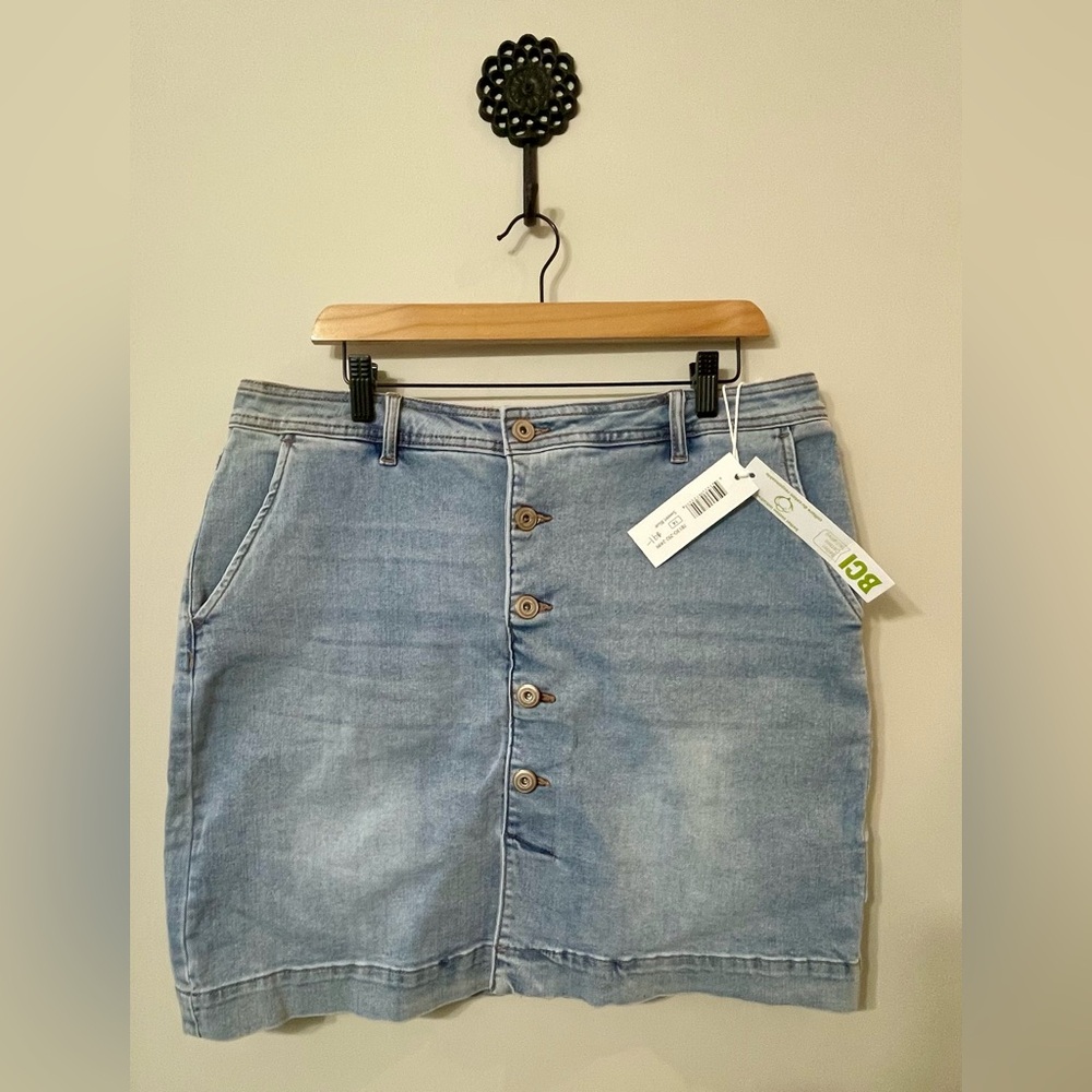 TRIBAL jean skirt